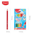 สีไม้แท่งใหญ่ 12 สี COLOR'PEPS Maped CO/834010
