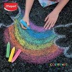 ชอล์กสี แท่งใหญ่ COLOR'PEPS 6 สี Maped CO/936010