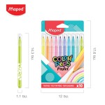 สีเมจิก Pastel 10 สี COLOR'PEPS Maped FC/845469