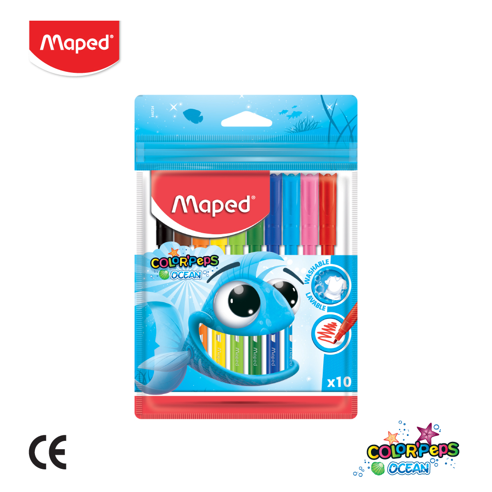 สีเมจิก 10 สี OCEAN COLOR'PEPS Maped FC/845724