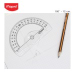 PROTRACTOR 180°-12CM BAG  Maped TC/242180