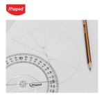 PROTRACTOR GEOMETRIC 360/12CM BAG Maped TC/242360