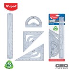 DRAFTING SET GEOMETRIC 30CM 4P BLISTER  Maped TC/242767