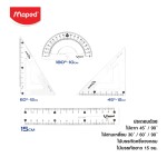 DRAFTING SET START 15CM ECO 4P BAG Maped TC/242815