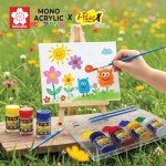 ชุดศิลปะ สีโมโนอะคริลิค,สีโปสเตอร์ SAKURA GP33,GP34