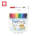 สีเมจิก / มาร์กเกอร์ชนิดล้างออกได้ SAKURA MK-L6, MK-S12