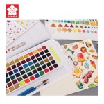 SAKURA KOI Water Colors In Case With Sponge XNCW