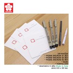 Zentangle Tool Set (White Paper) SAKURA ZTGZ-01